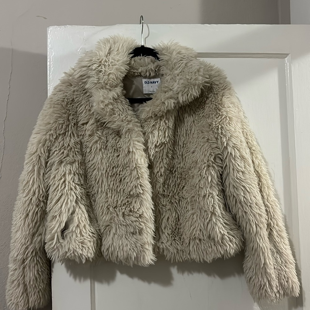 Faux fur jacket